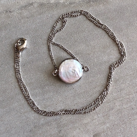 Estrella & Luna Jewelry - ❗️LAST❗️Silver Baroque Natural Pearl Necklace